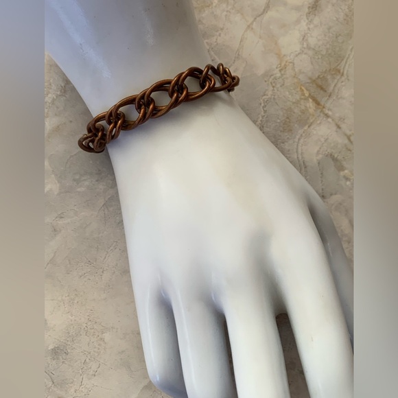 Sabona Copper Chain Link Vintage Bracelet - Picture 2 of 5